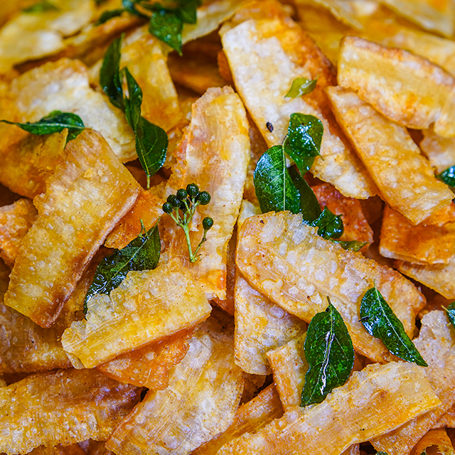 Tapioca Chips - Sliced Chilly (Steamed)