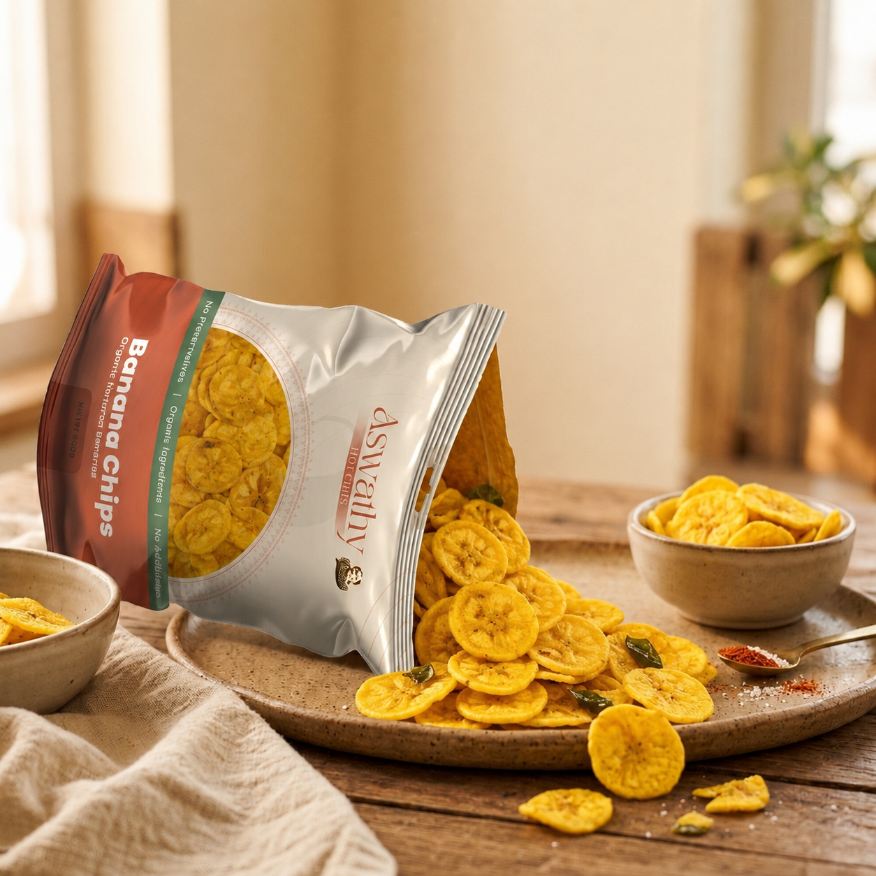 Golden Banana Chips